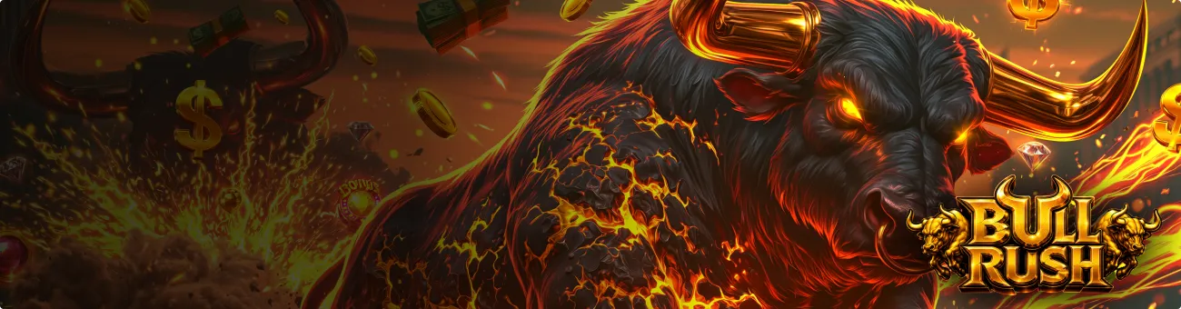 Bull rush slot Banner 4